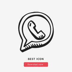 phone icon vector