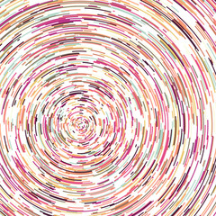 Colorful Universe Circular Distribution Computational Generative Art background illustration