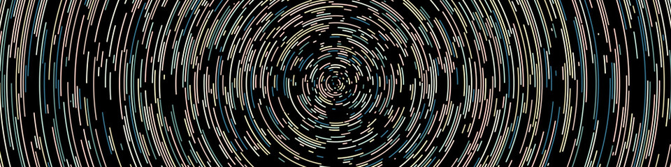 Colorful Universe Circular Distribution Computational Generative Art background illustration