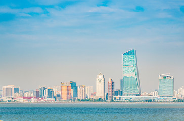 Naklejka premium The coastal landscape of Zhuhai City, Guangdong Province, China