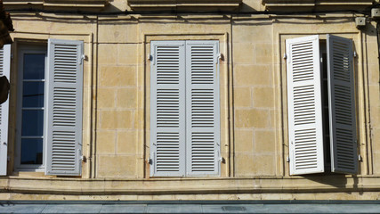 Colorful windows in a colorful city