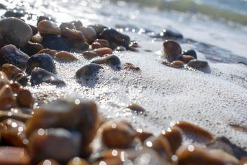 stones on the beach