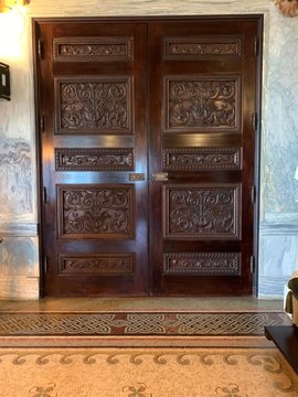old door of temple