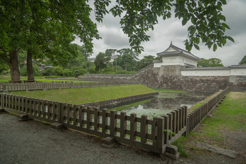 Fototapeta na wymiar Japanese Castle Gardens