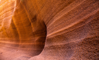 Gran Canaria, smooth volcanic tuff walls of ravine Barranco de las Vacas © Tamara Kulikova