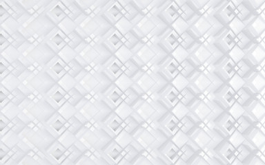 White abstract background.3d illustration.Abstract design Polygonal blank structure.
