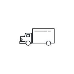 Isolated delivery truck icon vector design