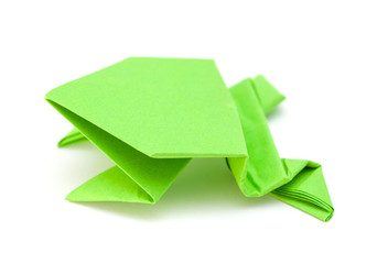 frog origami model
