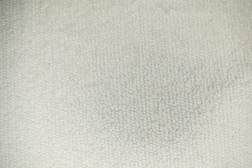 Fototapeta na wymiar White Terry towel looks like snow and white beach.