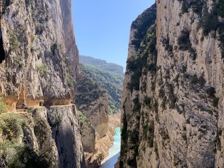 Fototapeta premium Desfiladero del Congost de Montrebei (Lerida) Cataluña - España