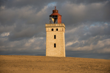 Fototapeta na wymiar Rudbjerg Knude Lighthouse (after move)