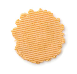 Top view of wheat crispbread