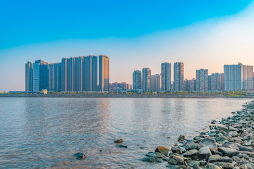 Obraz na płótnie Canvas The coastal landscape of Zhuhai City, Guangdong Province, China