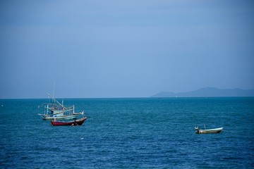 boat on the sea