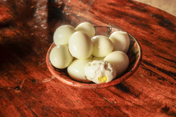 Chilcatotora Ecuador Peeled Boiled Eggs