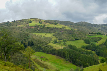 Mountainside  in Chilcatotora Ecuador Andes Highlands