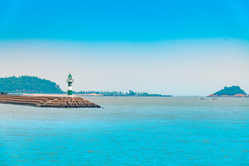 Lighthouse at the Seaside Swimpool in Zhuhai, Guangdong Province