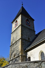 Fototapeta na wymiar church Saint Jakobus in Payerbach in Austria