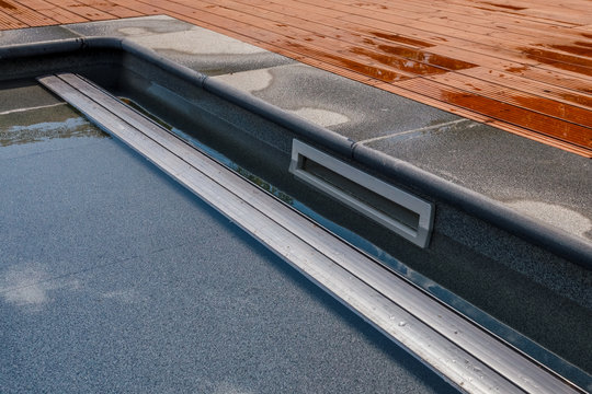 Span for pool. Rolling coating. Pool protection. Rollete. Security. Pure water. Pool protection system.