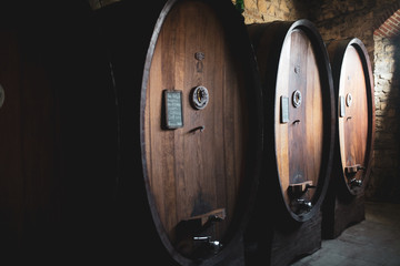 Weinfässer für Chianti Rotwein