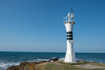 Lighthouse near the sea