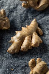 Raw Brown Organic Spicy Ginger Root