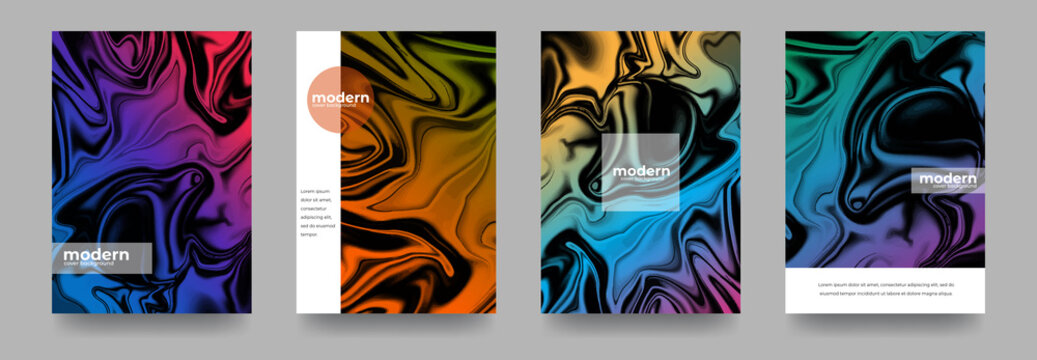 Artistic Fluid Cover Design Template