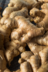 Raw Brown Organic Spicy Ginger Root
