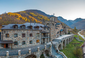 Obraz premium Fiagdon Monastery in North Ossetia.