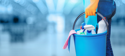 Concept of quality cleaning. - obrazy, fototapety, plakaty