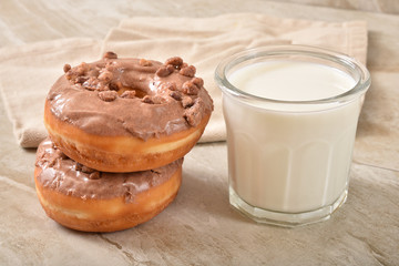 Donuts and milk