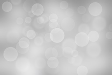 Gray abstract texture background with white bokeh light Christmas new year snowflake blurred beautiful shiny lights use wallpaper backdrop and your product.