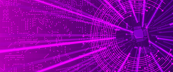 Abstract circuit board futuristic technology processing background