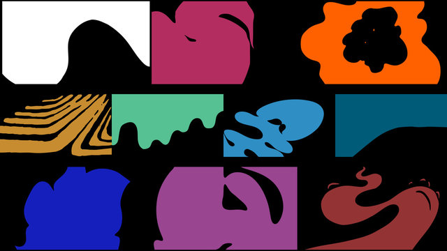 Colorful Liquid Transitions