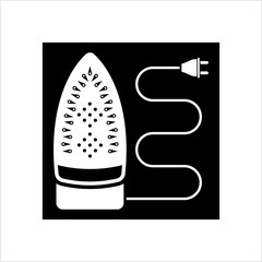 Iron Sole Plate Icon Cloth Electric Iron Front Face Plate, Glide Sole Bottom With Steam Holes