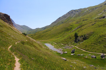 A mountain small like