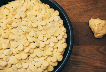 Making of Thanksgiving pie