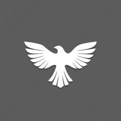 Dove, a symbol of peace and purity. The biblical symbol of the Holy Spirit.