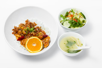 Spicy orange chicken