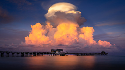 Naples Florida Pier at Sunrise
