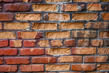 Brown bricks wall for textures