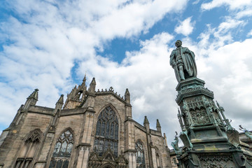 Fototapeta na wymiar St Giles cathedral, Edinburgh, United Kingdom