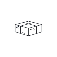 Isolated box icon vector design