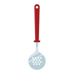 mesh skimmer icon, kitchen utensils design