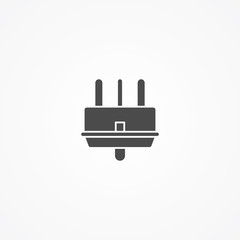 Plug vector icon sign symbol