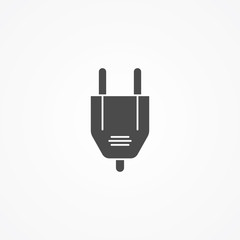 Plug vector icon sign symbol