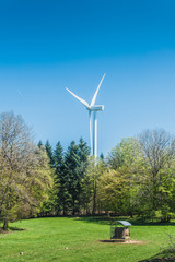 Fototapeta premium wind turbine a renewable energy source
