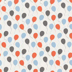 Festive pattern with balloons