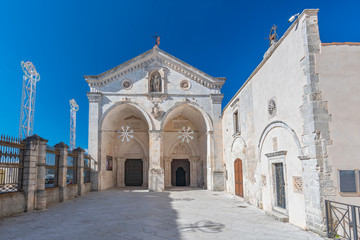 The Sanctuary of Monte Sant'Angelo, catholic sanctuary on Mount Gargano in the province of Foggia, northern Apulia, Italy.
