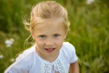 Children's photo shoot in nature